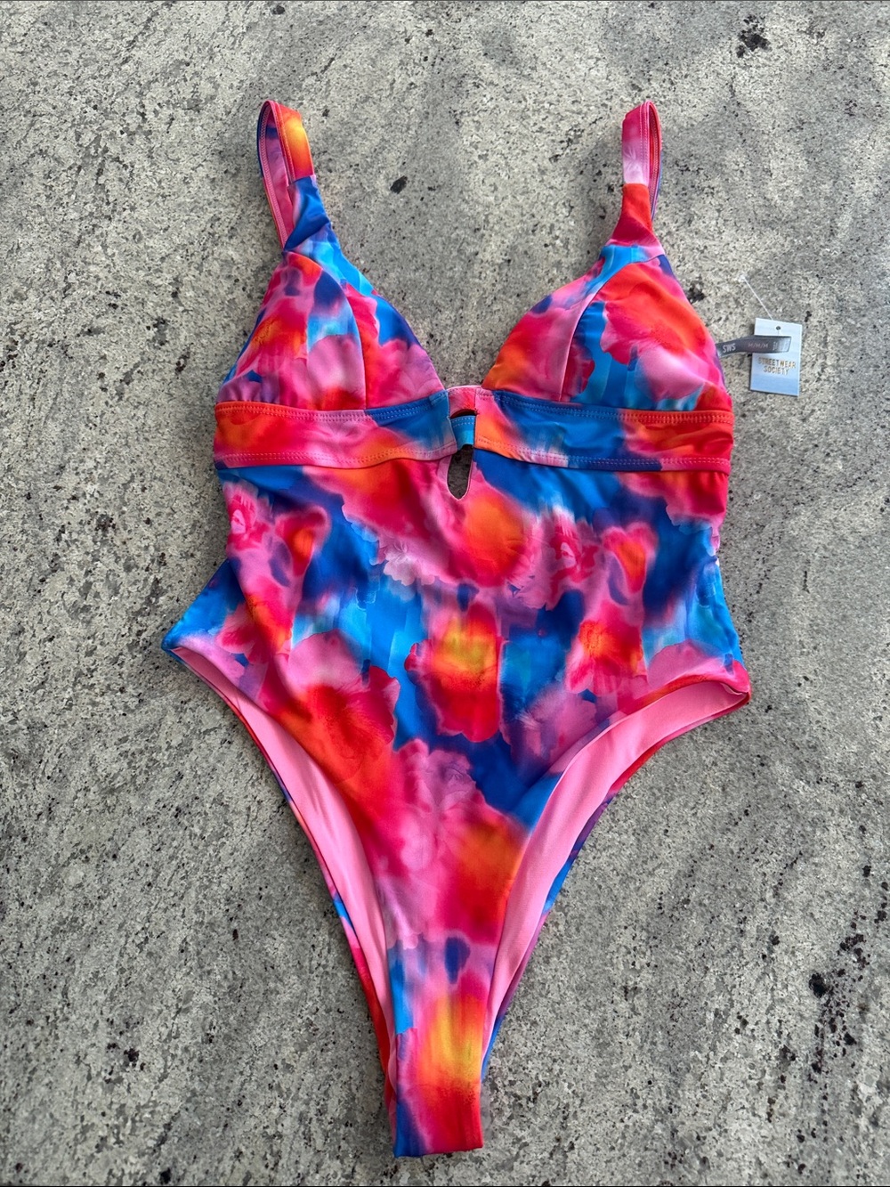 One-Piece Swimsuit — Bright Multicolor